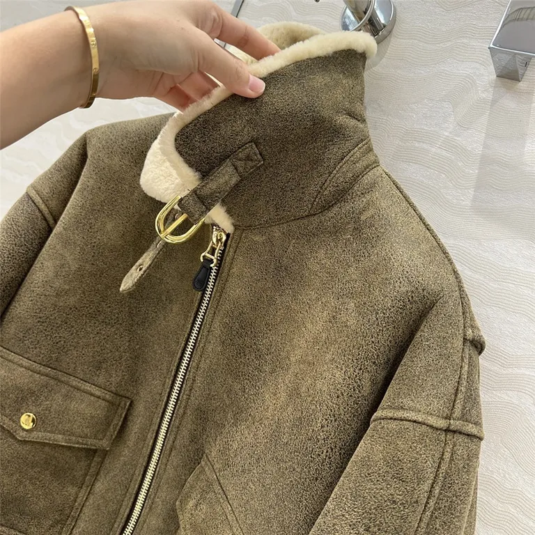 Celine shearling coat